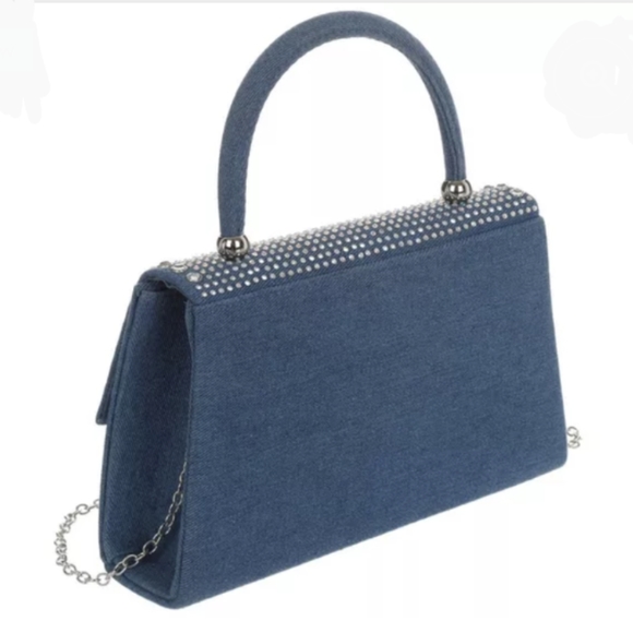 Last One.... Denim Purse with Rhinestones - Picture 6 of 11
